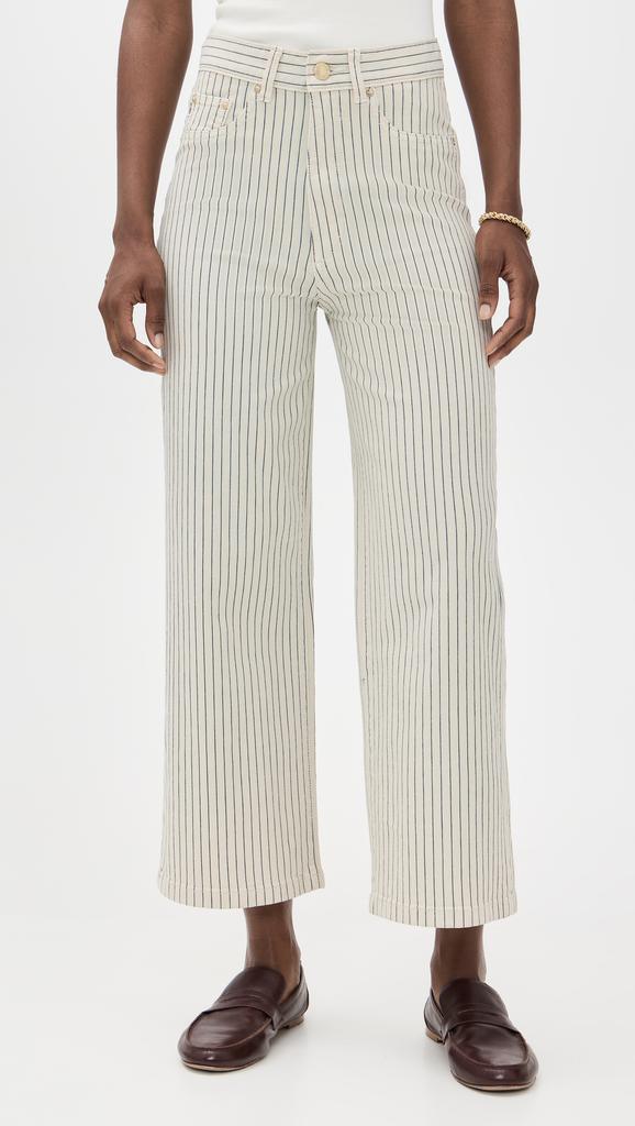 DL1961 Hepburn Wide Leg High Rise Ankle Jeans