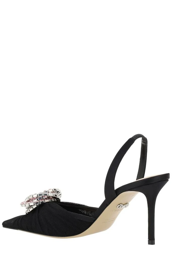 Mach & Mach Mach & Mach Pointed-Toe Embellished Slingback Pumps 3