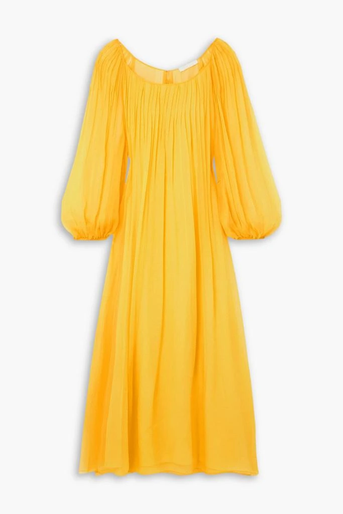 Pleated silk-chiffon maxi dress  On Sale Now with Up to 85% Off | Discover  Exclusive Deals & Savings at BeyondStyle  Authentic Chlo maxi dresses| dresses|clothing|women with Limited-Time Discounts, Free Shipping, and