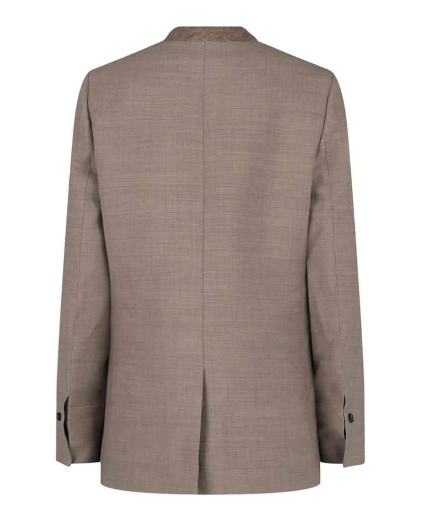 Salvatore Ferragamo Single-Breasted Wool Blazer