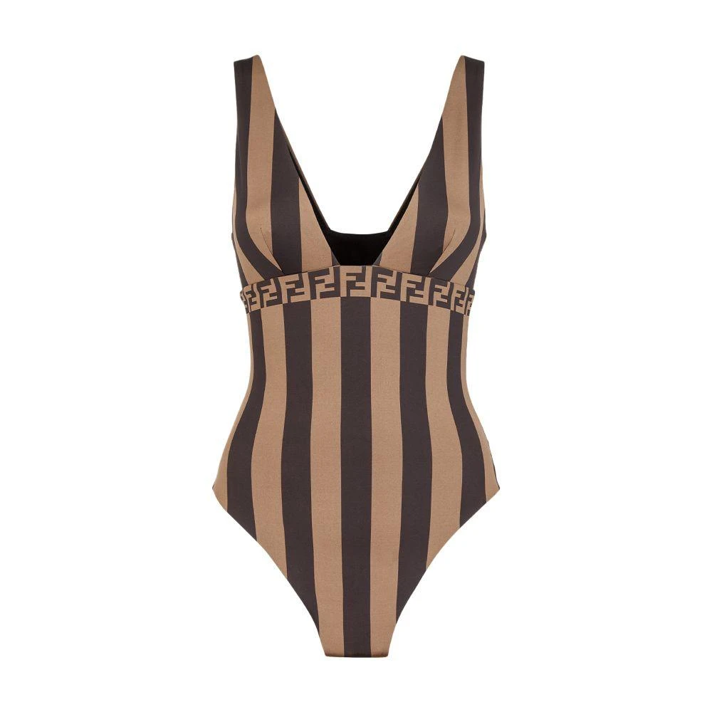Fendi One-piece swimsuit with a deep round V neck 5