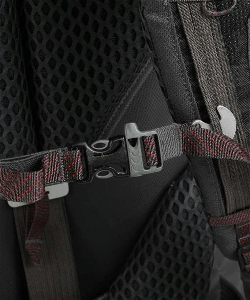 Klattermusen Multi-Compartment Black Backpack with Padded Support 3