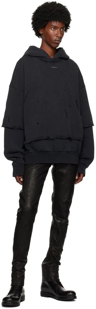 Stolen Girlfriends Club Black Misfit Layered Hoodie 4