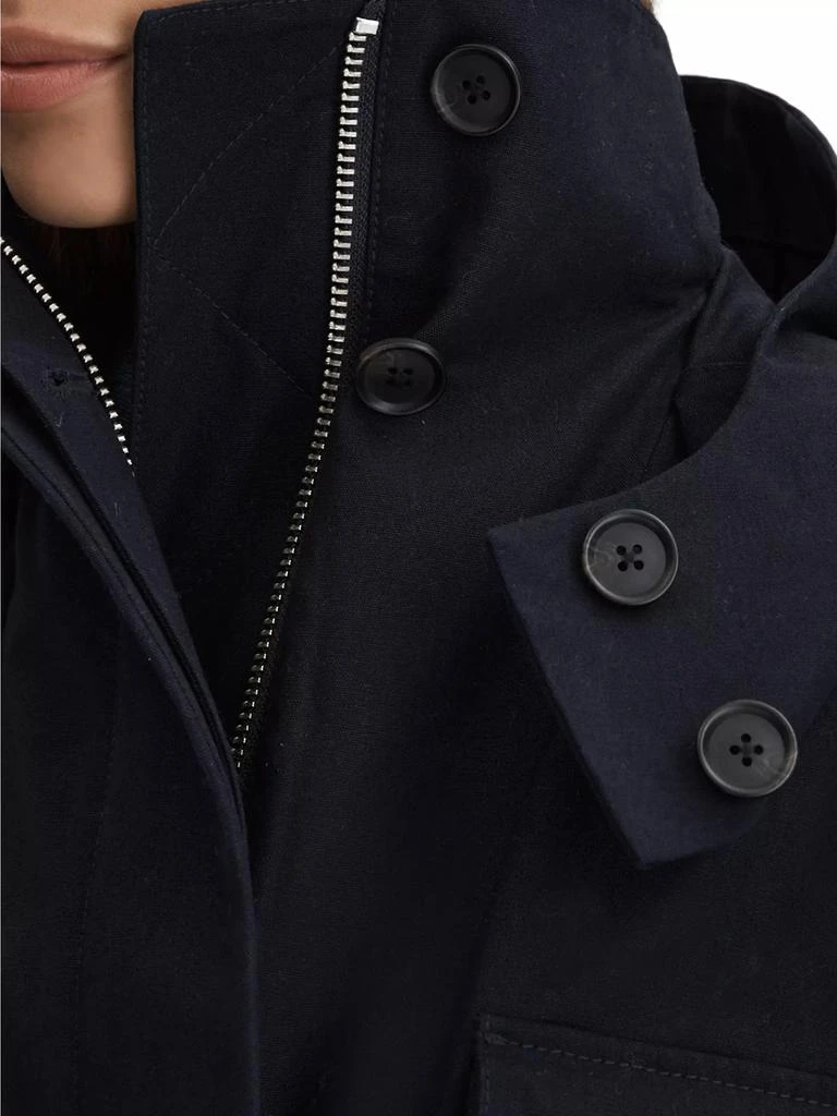 REISS Peyton Cotton Utility Parka 5
