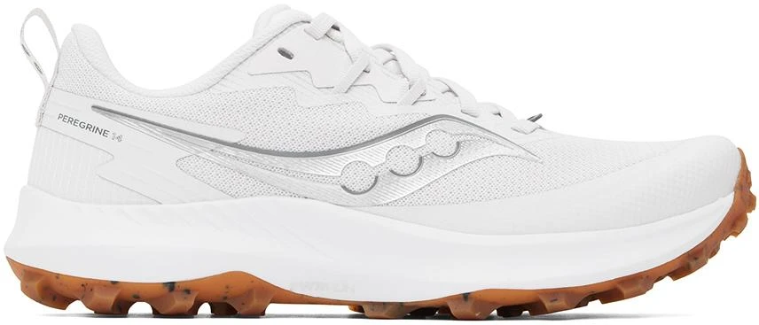 Saucony White Peregrine 14 Sneakers 1