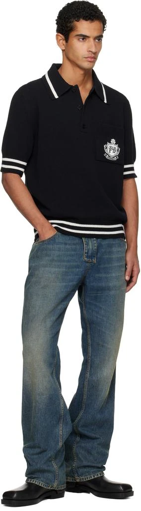 Balmain Blue Low Waist Jeans 4