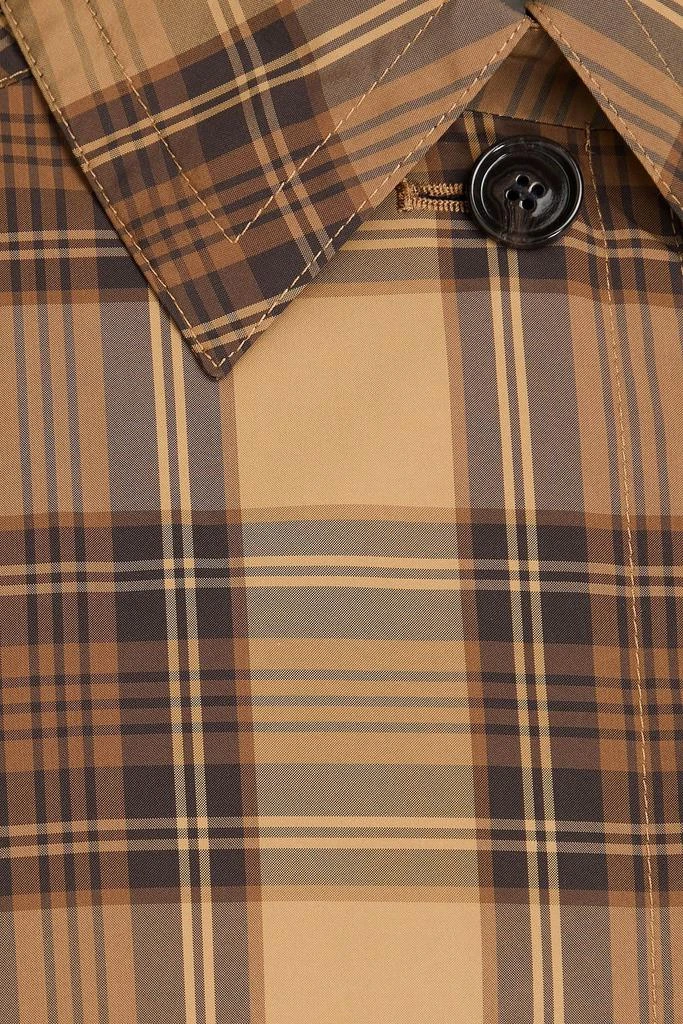 Totême Oversized checked shell raincoat 4