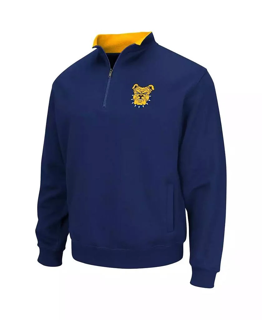 Colosseum Men's Navy North Carolina A&T Aggies Tortugas Quarter-Zip Sweatshirt 3