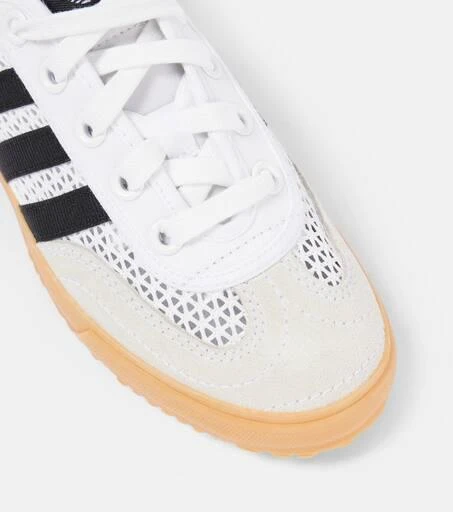 Adidas Suede-trimmed table-tennis shoes 5