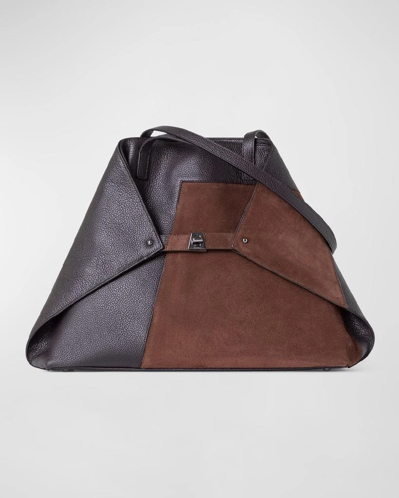 Akris Ai Medium Patchwork Leather Tote Bag 1