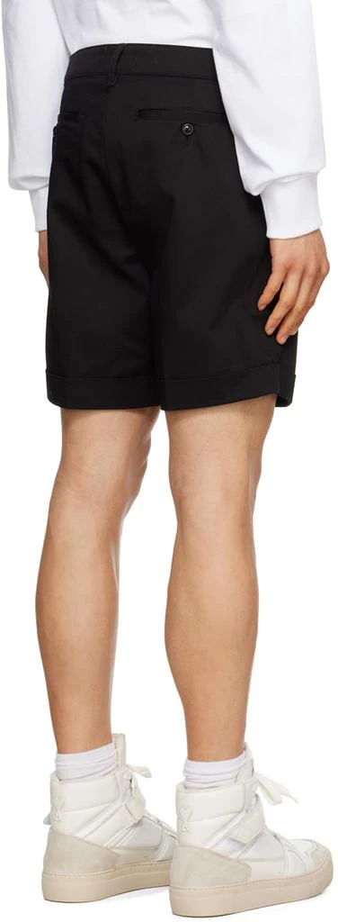 AMI Black Rolled Shorts 3
