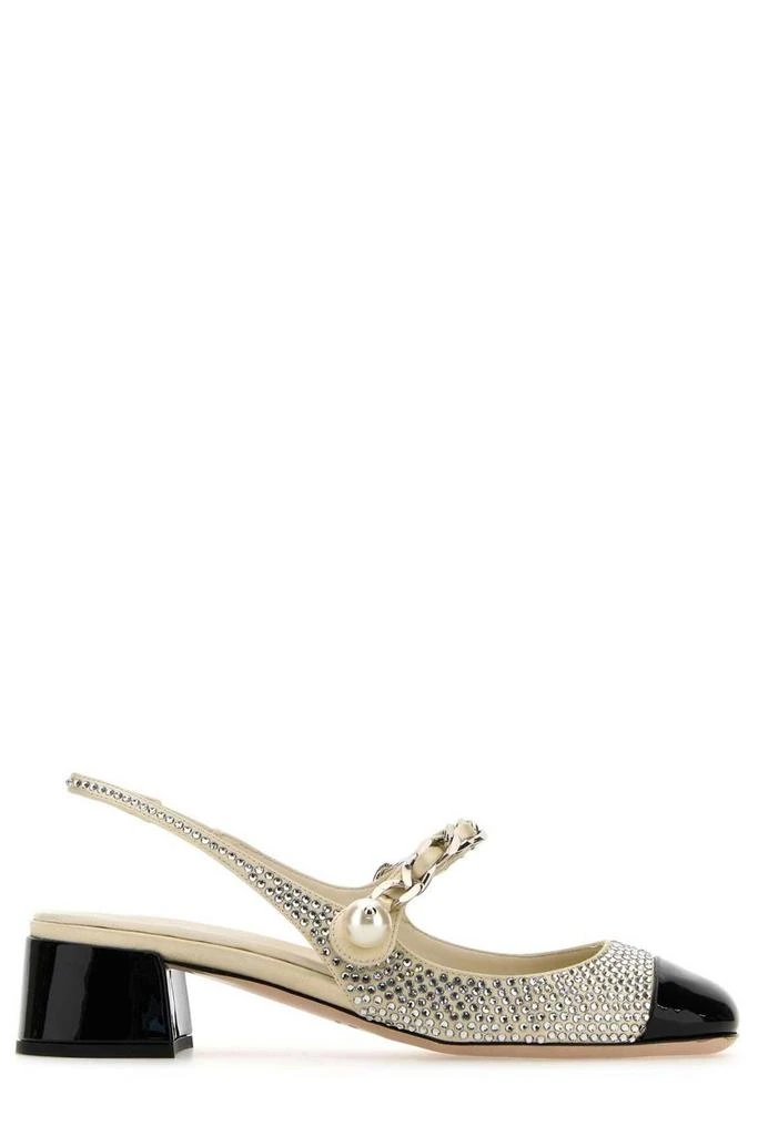 Miu Miu Miu Miu Two-Toned Slingback Pumps 1