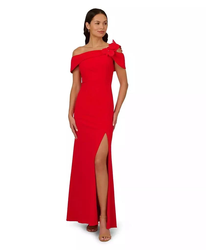 Adrianna Papell Women's Asymmetric Mermaid Dress 6