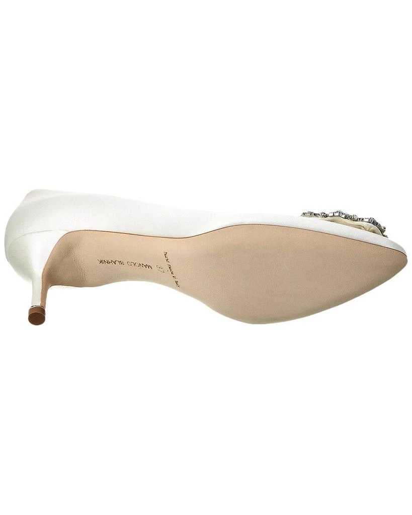 Manolo Blahnik Hangisi Bridal 50 Satin Pump 4