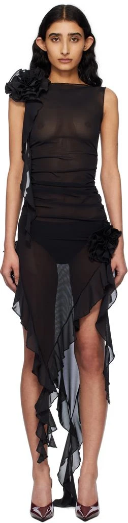 Fancì Club Black 'The Obsession' Midi Dress 1