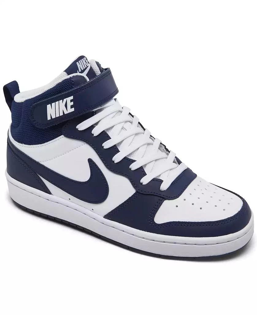 NIKE Big Kids Court Borough Mid 2 Casual Sneakers from Finish Line 1