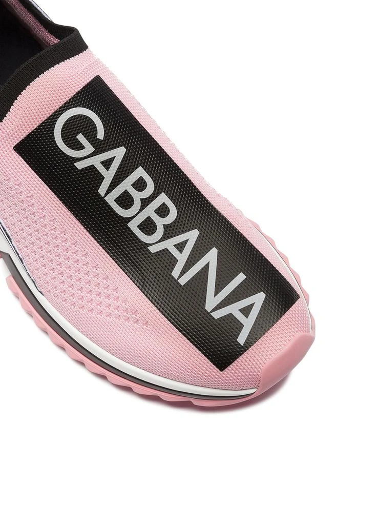 Dolce & Gabbana Stretch jersey Sorrento sneakers with logo 4