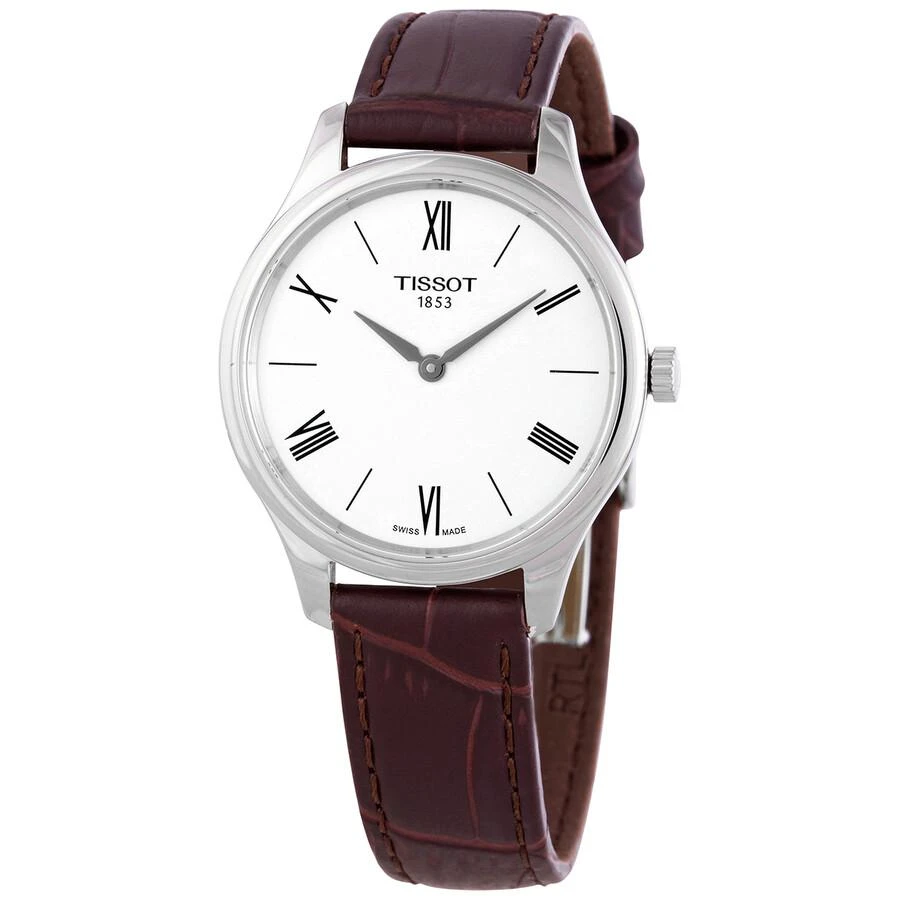 Tissot Tradition 5.5 Quartz Silver Dial Ladies Watch T063.209.16.038.00 1