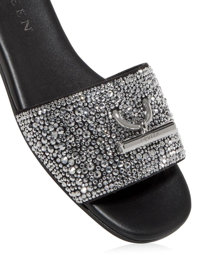 McQueen Women's Embellished Slide Sandals 5