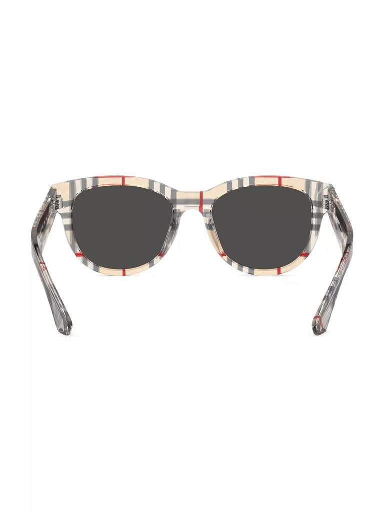 Burberry 54MM Round Sunglasses 4