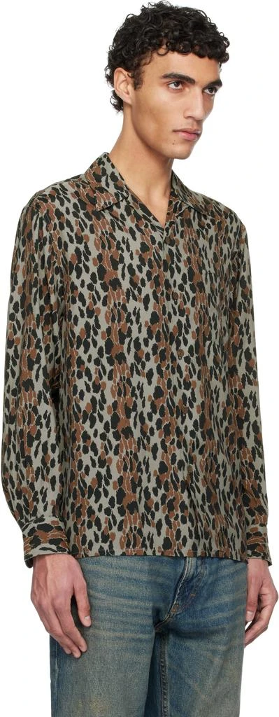 Wacko Maria Gray Leopard Shirt 2