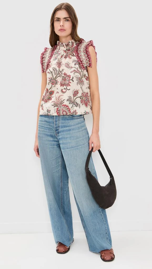 Sea Flutter Sleeve Top 4