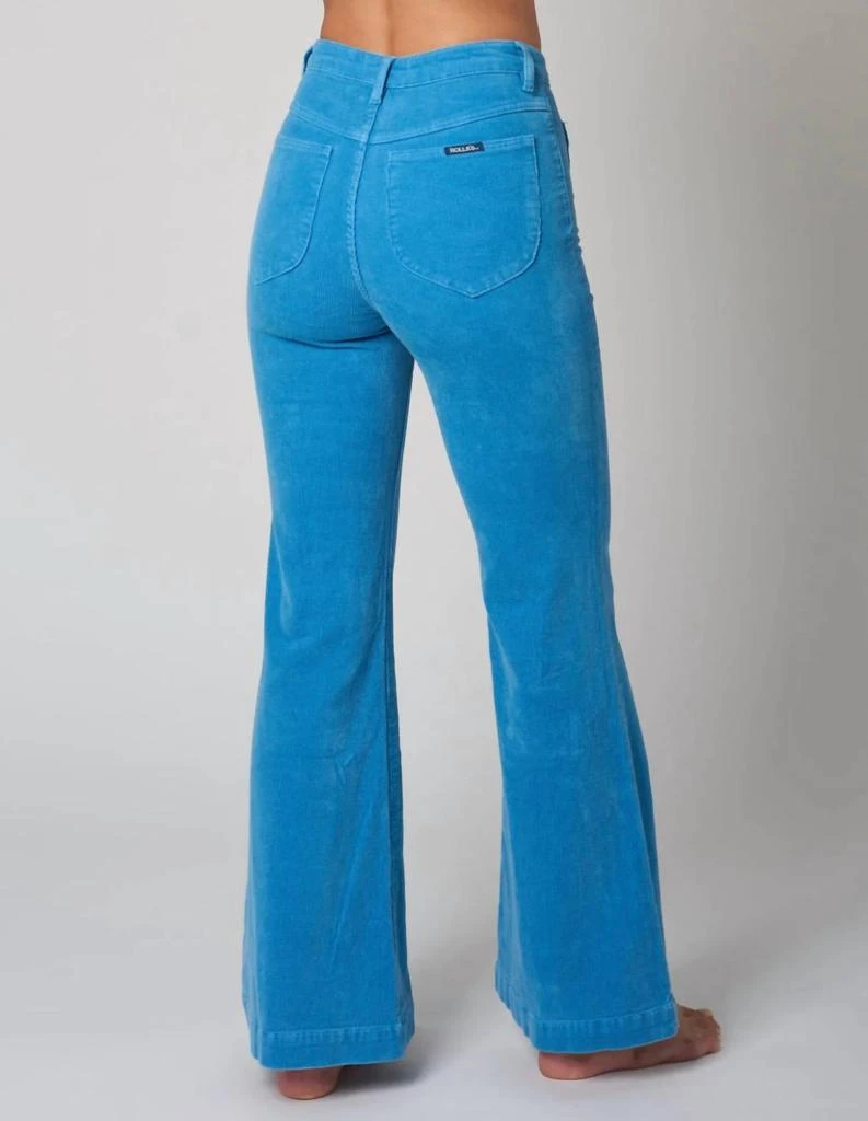Rolla's Eastcoast Flare Pants In Cornflower Blue 3