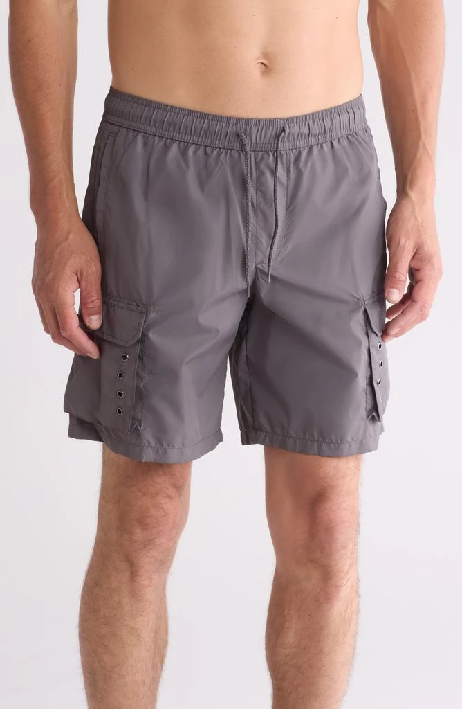 Topman Cargo Swim Trunks 1