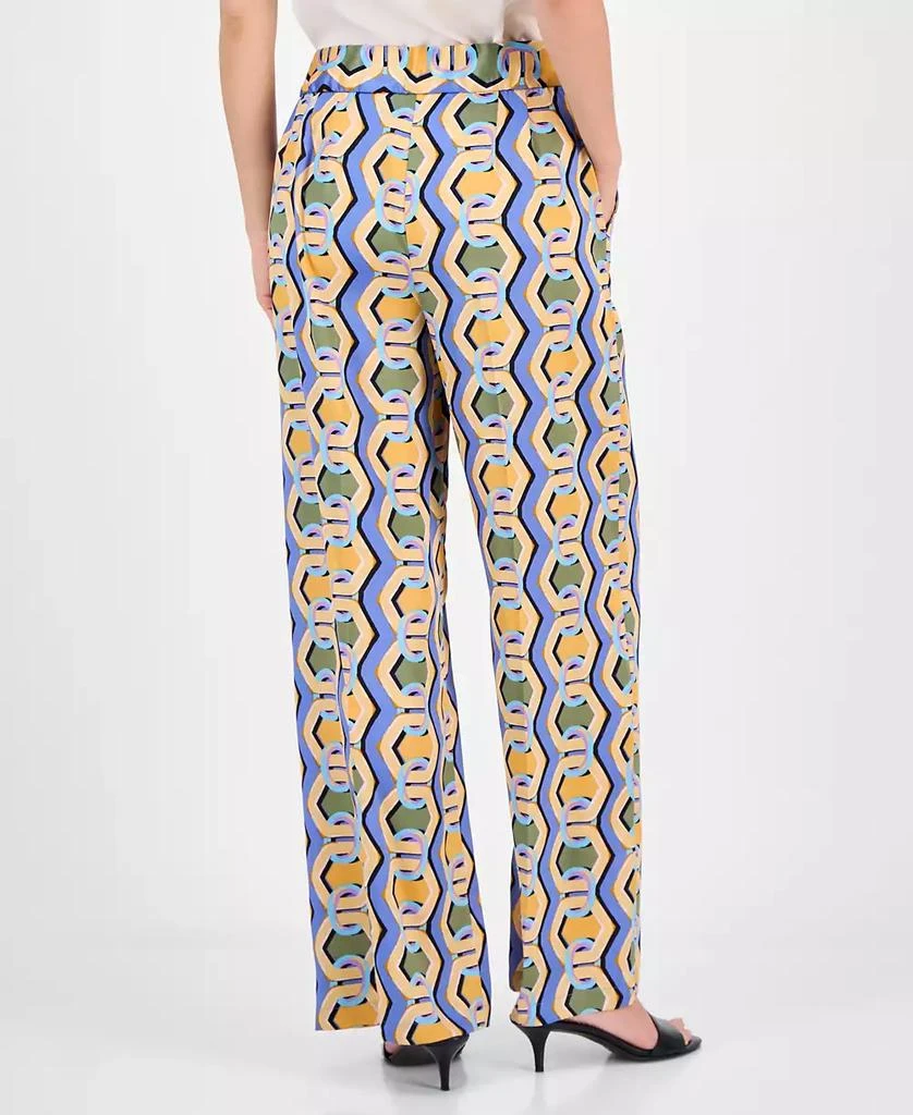 Tahari Women's Printed Wide-Leg Pants 4