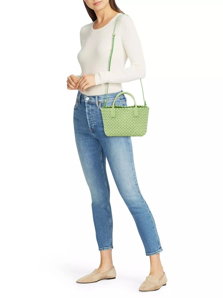 Bottega Veneta Mini Cabat Leather Tote 3
