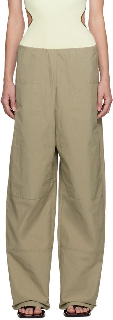 Paris Georgia Khaki Cocoon Track Pants 1