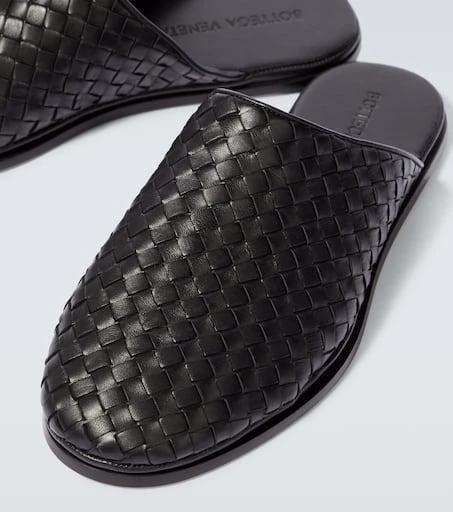 Bottega Veneta Intrecciato leather slippers 3