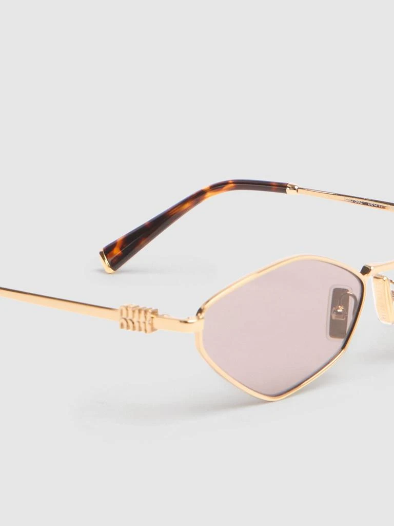 Miu Miu Hexagonal Metal Sunglasses 2