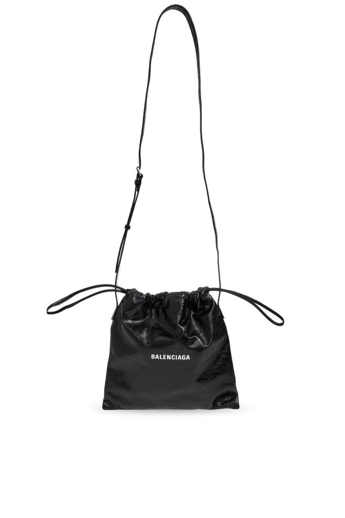 Balenciaga Balenciaga Logo Detailed Drawstring Shoulder Bag 1