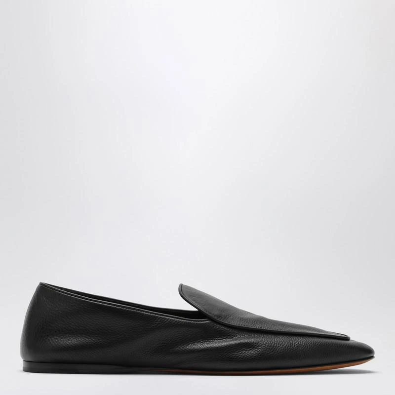 The Row Black leather Awar loafer 1