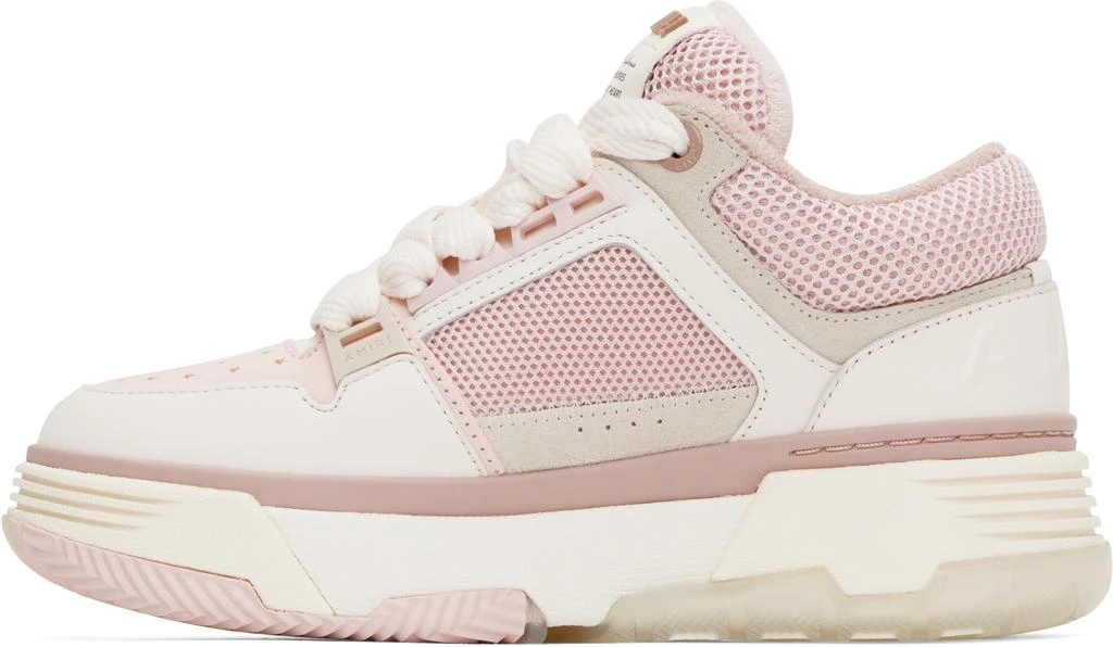 AMIRI White & Pink MA-1 Sneakers 3