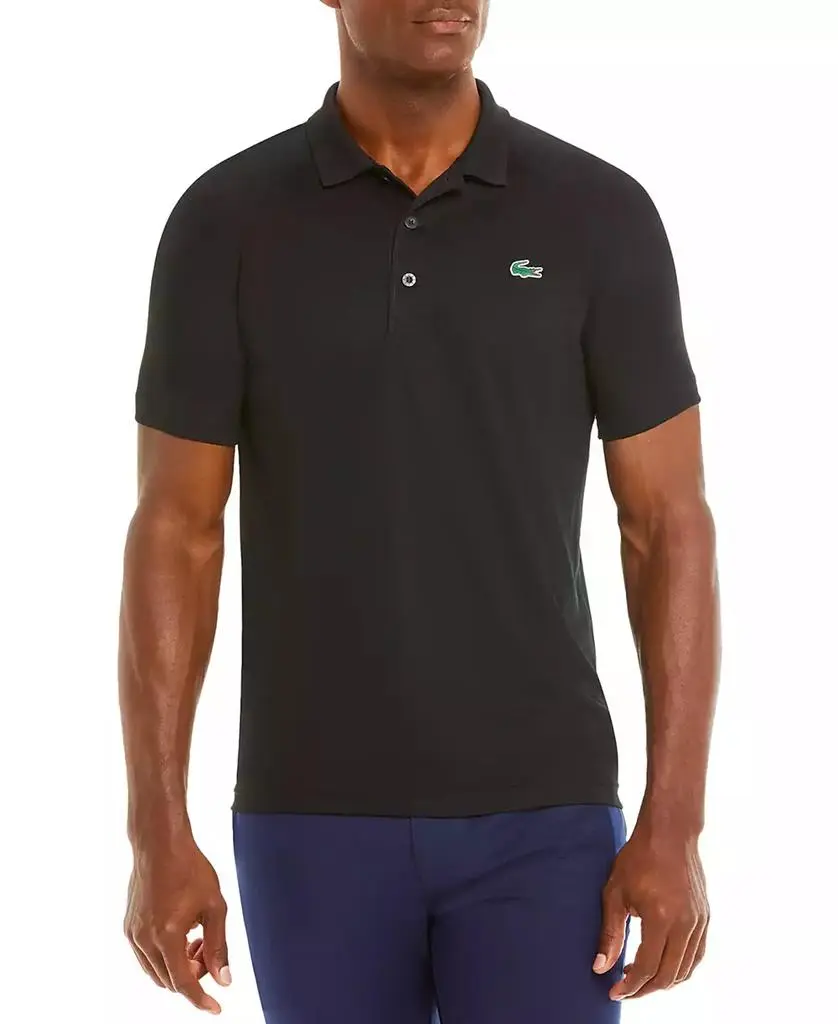 Lacoste Men's Breathable Run-Resistant Interlock Polo Shirt