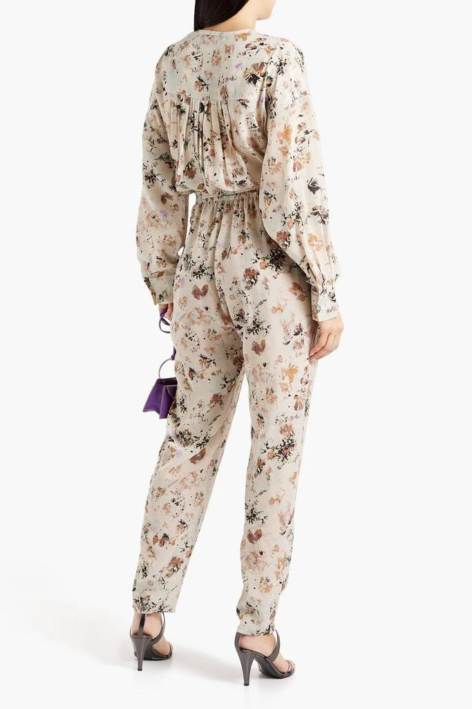 IRO Mattai wrap-effect floral-print Lyocell and silk-blend jumpsuit 3