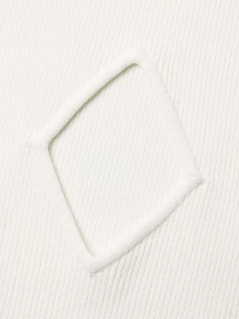 Victor Glemaud Rib-Knit Diamond Cut-Out Bodysuit 6