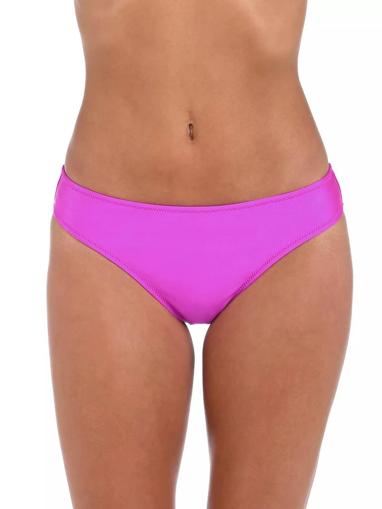 L'Agence Shimmer Solids Nicole Bikini Bottom 3