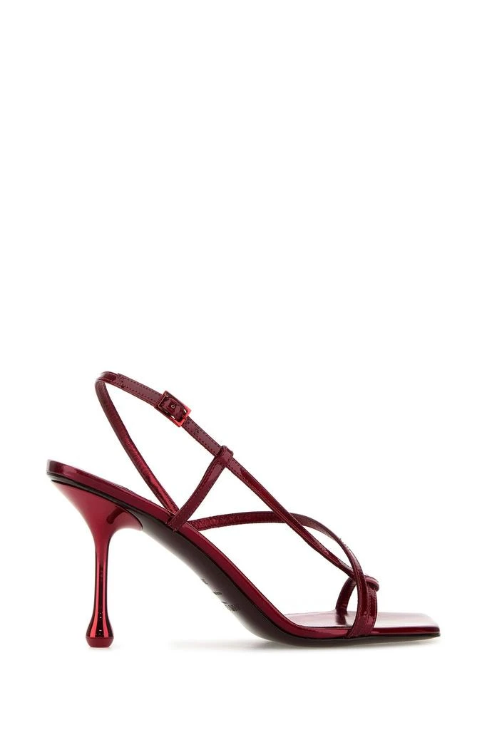 Jimmy Choo Red leather Etana 80 sandals 2