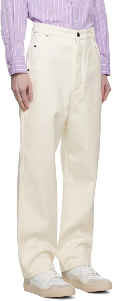 AMI Off-White Alex Fit Trousers 2