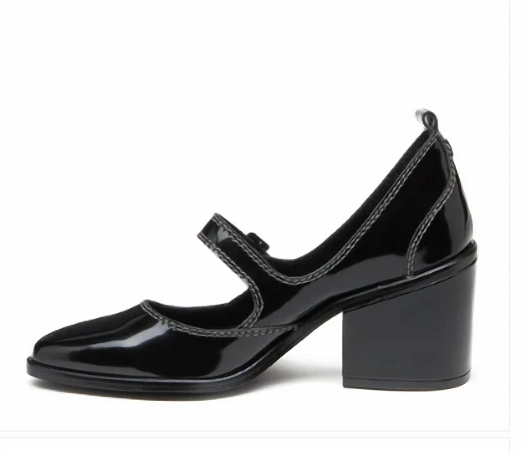 Kelsi Dagger Women's Mary Janes Elm Leather Sandal In Black