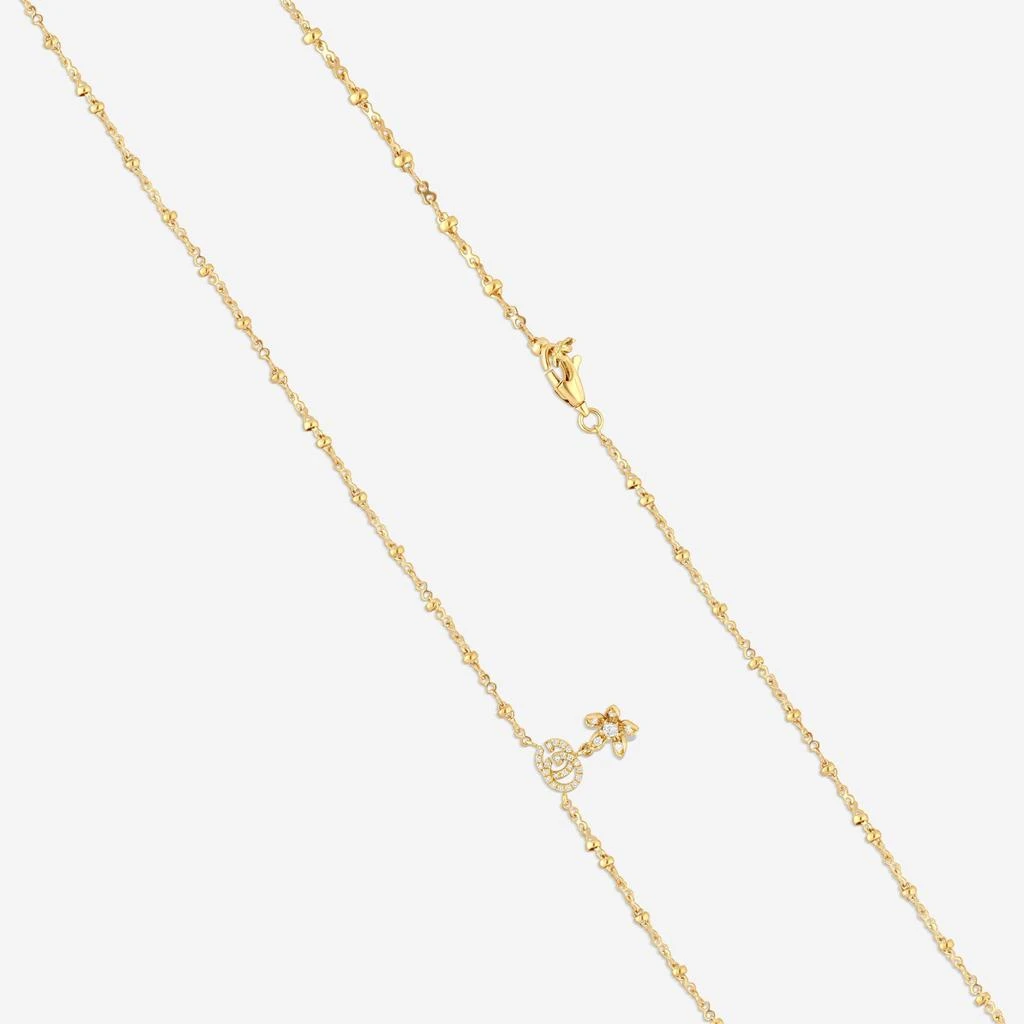 Gucci Gucci Flora 18K Yellow Gold Diamond Pendant Necklace YBB58184200200U-copy 3