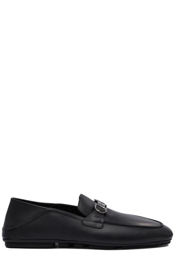 Salvatore Ferragamo Ferragamo Gancini-Plaque Hybrid Driver Loafers 1