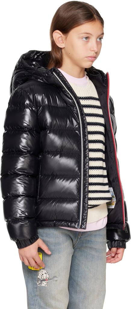 Moncler Big Kids Black New Aubert Hooded Down Jacket