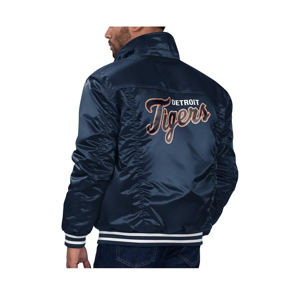 Levi's Levi’s x Starter Men's Navy Tampa Bay Rays Silver Tab Satin Full-Snap Trucker Jacket 3