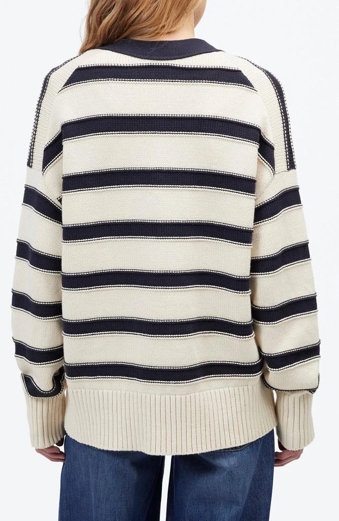 Madewell Stripe Oversize Cotton Cardigan 2