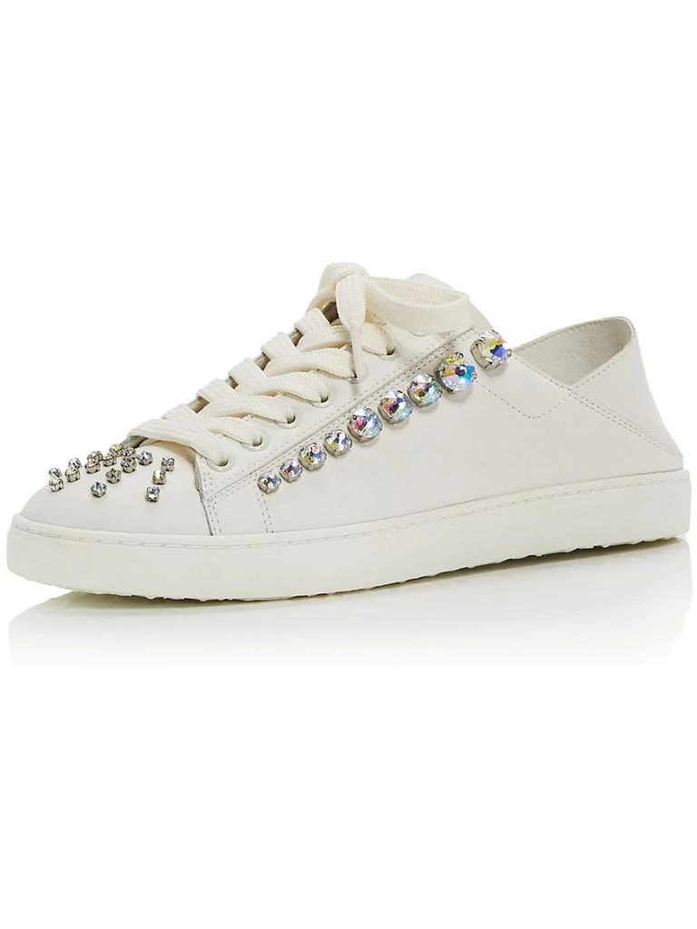 Stuart Weitzman Goldie Shine Convertible Womens Leather Embellished Casual and Fashion Sneakers 1