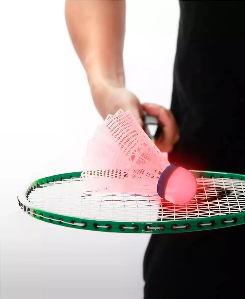 E-JET SPORT Badminton Net Outdoor Game, Badminton Set, Rackets Shuttlecocks Combo for Kids Family Portable, No Tools Required, Portable Storage Base 4